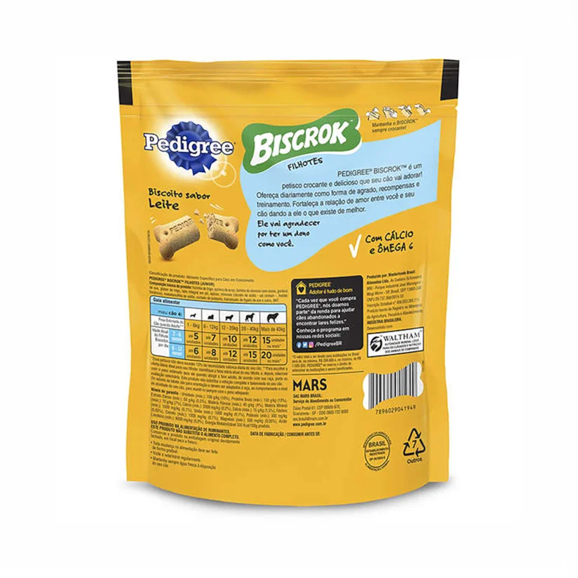 Biscoito Pedigree Cães Biscrok Multi Filhotes 300g