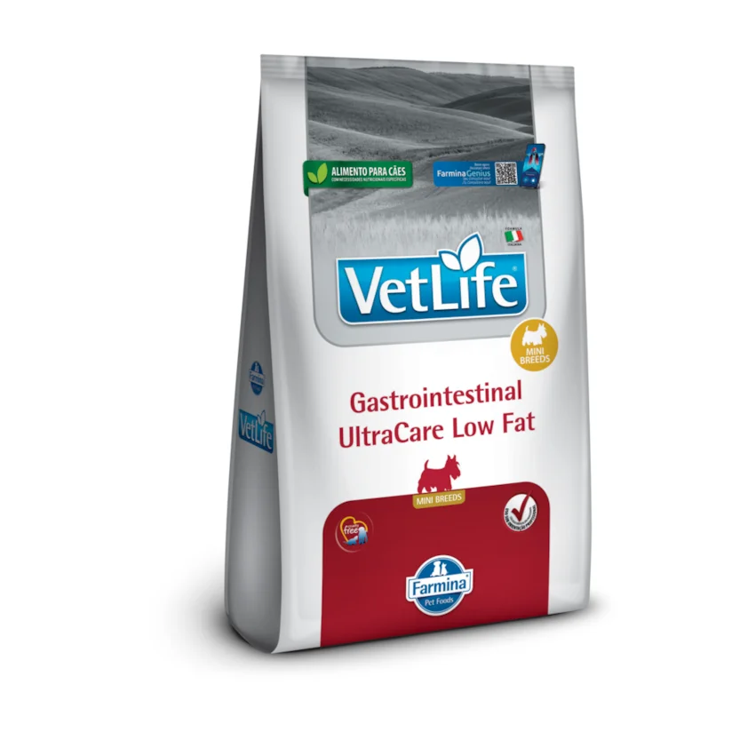 Ração Vet Life Cães Adultos Mini Ultracare Low Fat 1,5kg
