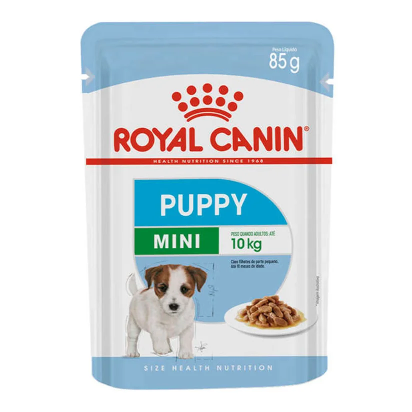 Ração Cães Royal Canin Úmida Mini Puppy Sachê 85g
