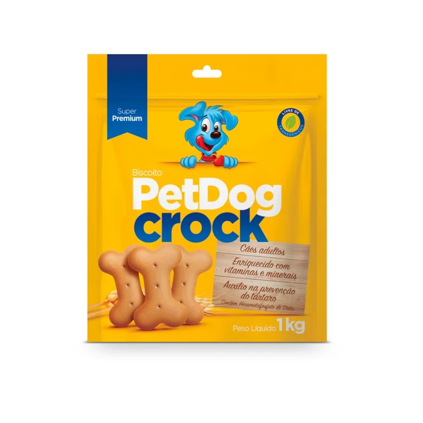 Biscoito para Petdog Crock 1kg