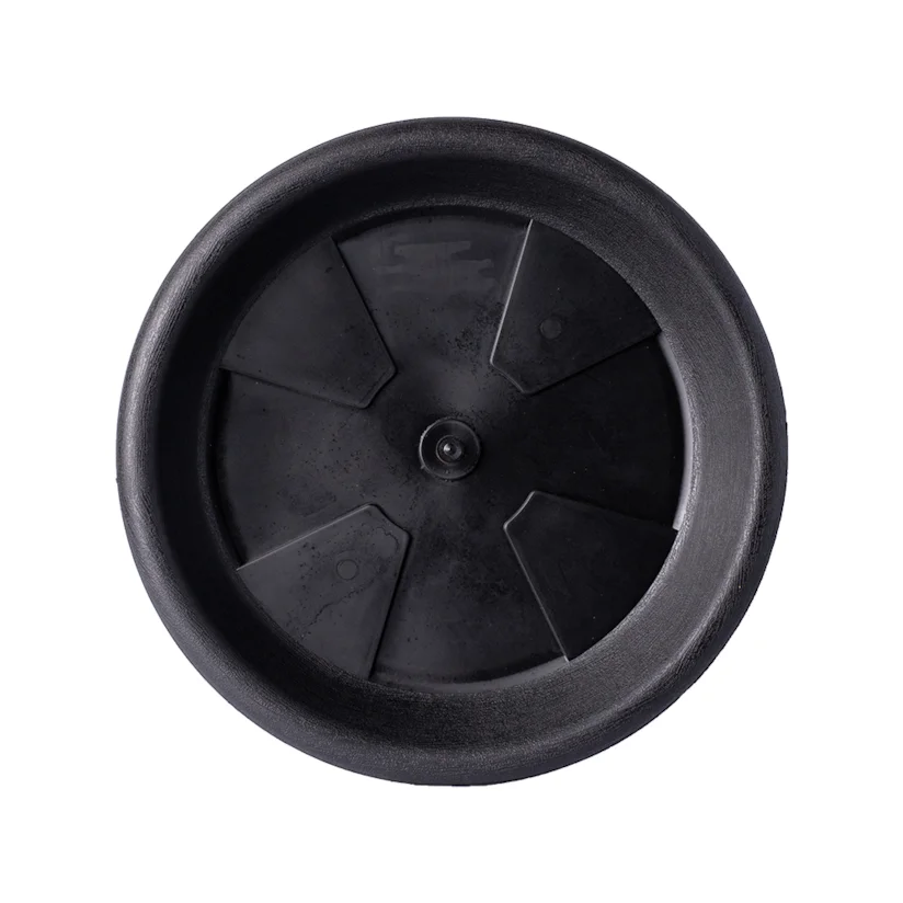 Prato Siena para Vaso de Plantas Preto L:20 x C:20 x A:2,5cm