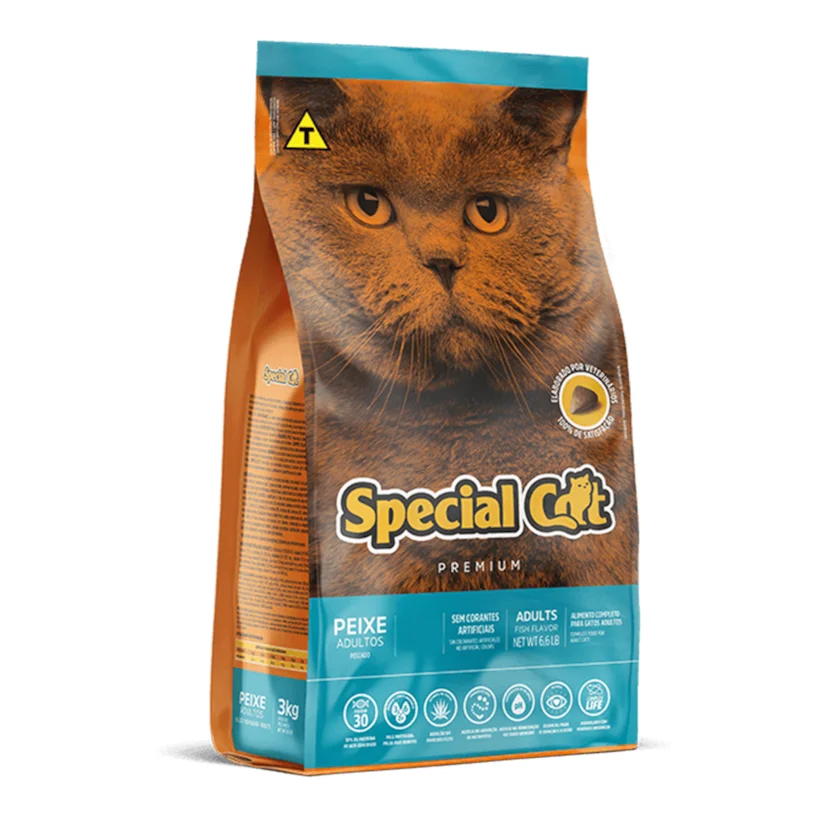 Ração Special Cat Adultos Peixe 20kg