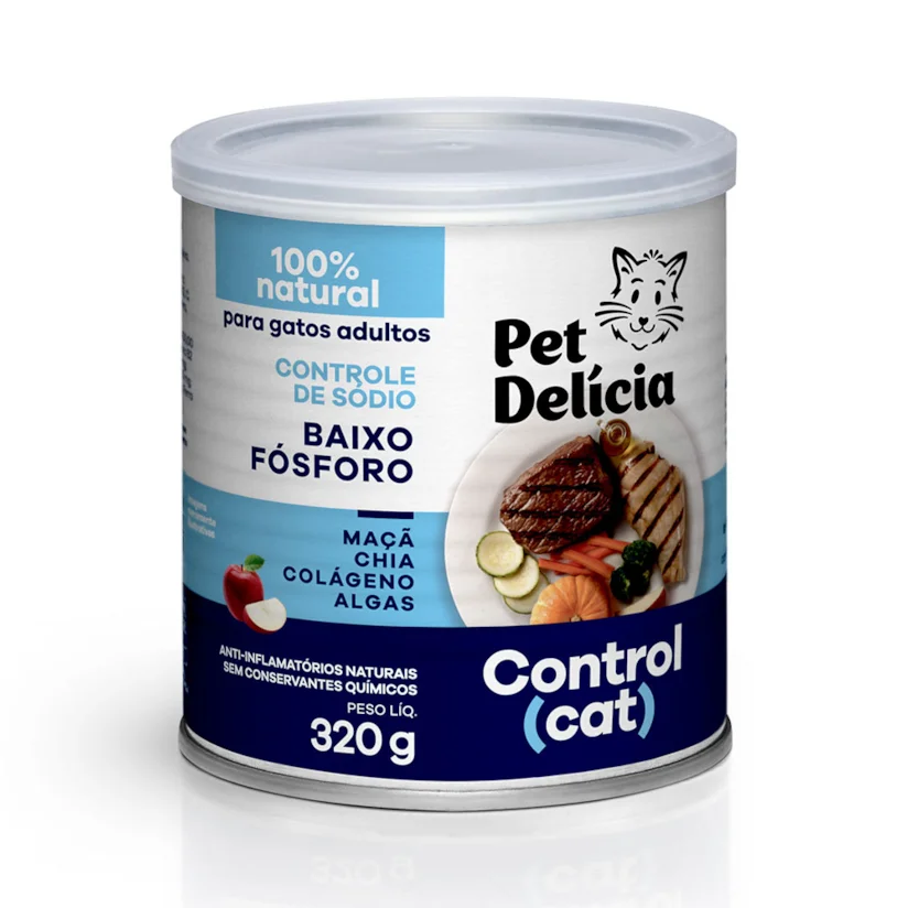 Ração Úmida Pet Delícia Gatos Control Cat 320g