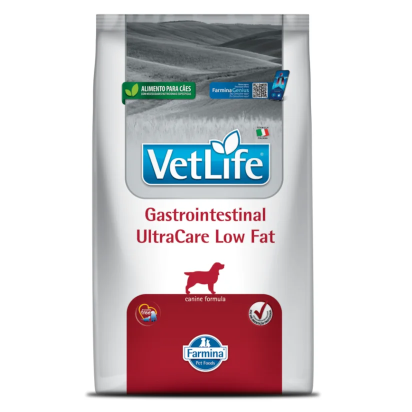 Ração Vet Life Cães Adultos UltraCare Low Fat 1,5kg