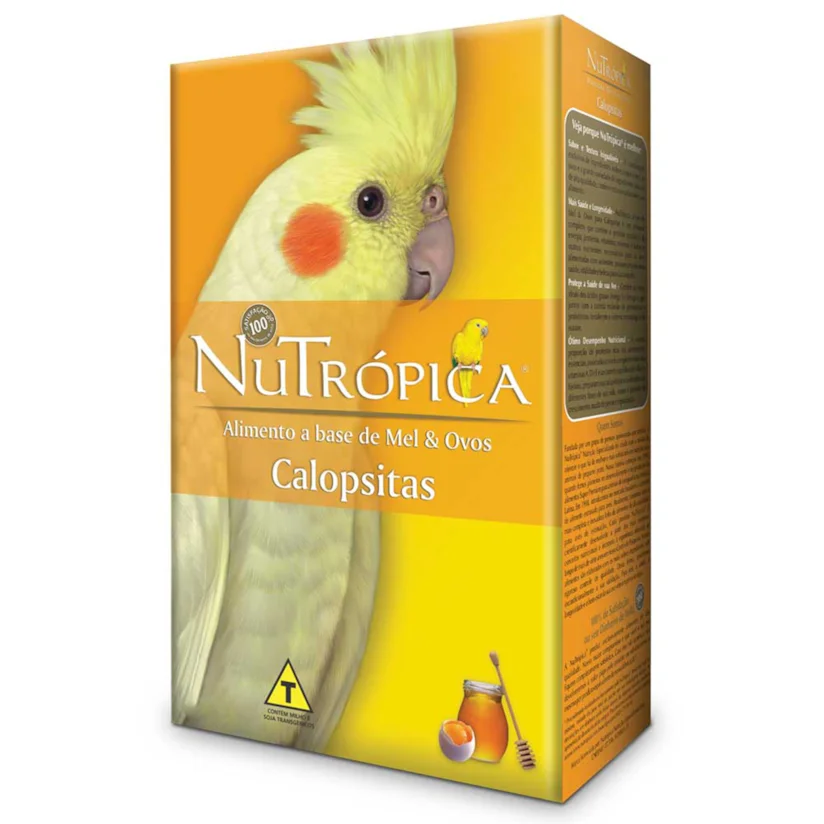 Alimento Para Calopsita Farinhada Com Mel E Ovos Nutropica 200g