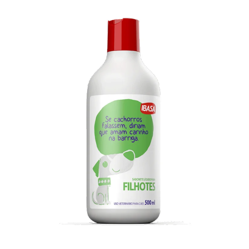 Sabonete Líquido Para Filhotes Ibasa 500ml