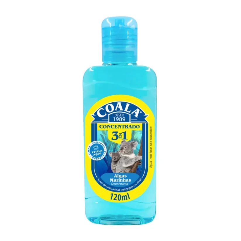 Desinfetante Concentrado 3 em 1 Algas Marinhas Coala 120ml