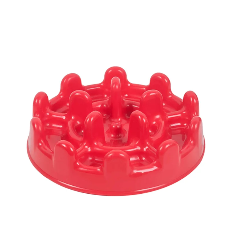 Comedouro Cães Pet Games Lento Pet Fit Mini Vermelho