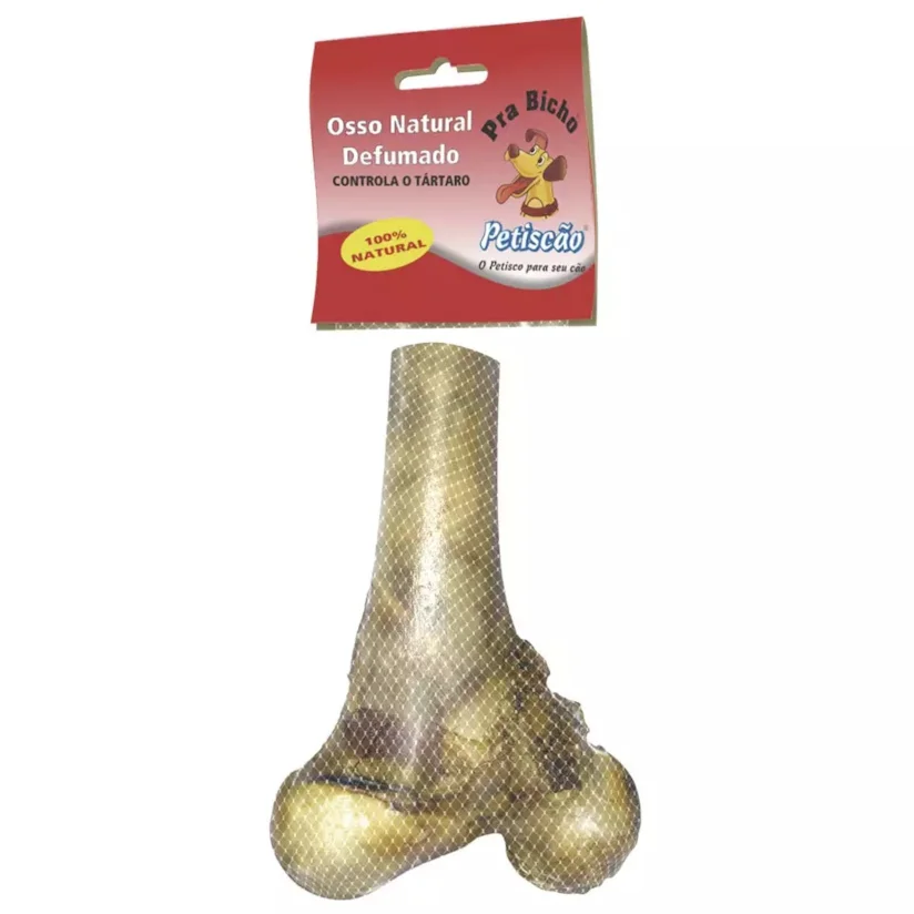 Osso Cães Petiscão Defumado Meio Fêmur