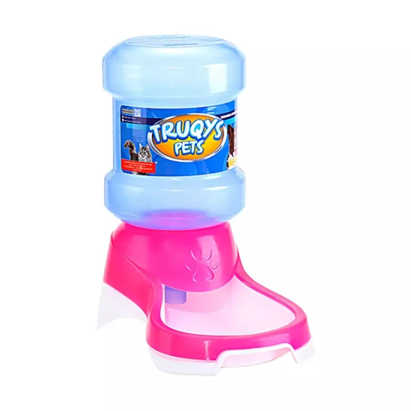 Bebedouro Automático Truqys Pets para Pets Rosa 2L