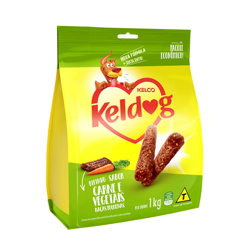 Bifinho Kelco Keldog Criadores Carne e Vegetais Raças Pequenas 1kg