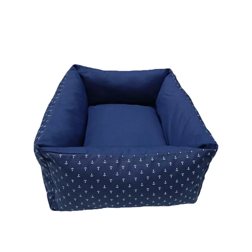 Cama para Cães e Gatos CamaPet Âncora Azul Escuro Tamanho P
