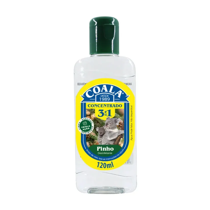 Desinfetante Concentrado 3 em 1 Pinho Coala 120ml