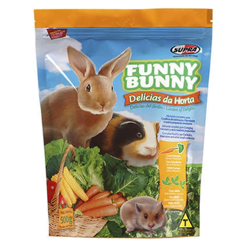 Ração Funny Bunny Delícias da Horta 500g