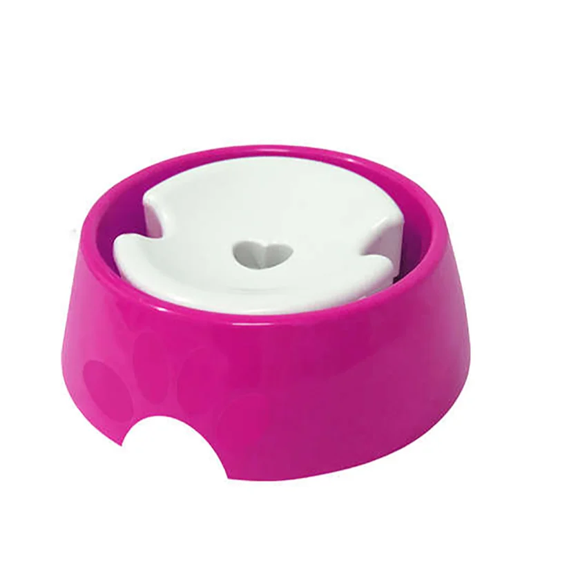 Bebedouro Plast Furacão Pet Pelos Longos Rosa N3 1000ml