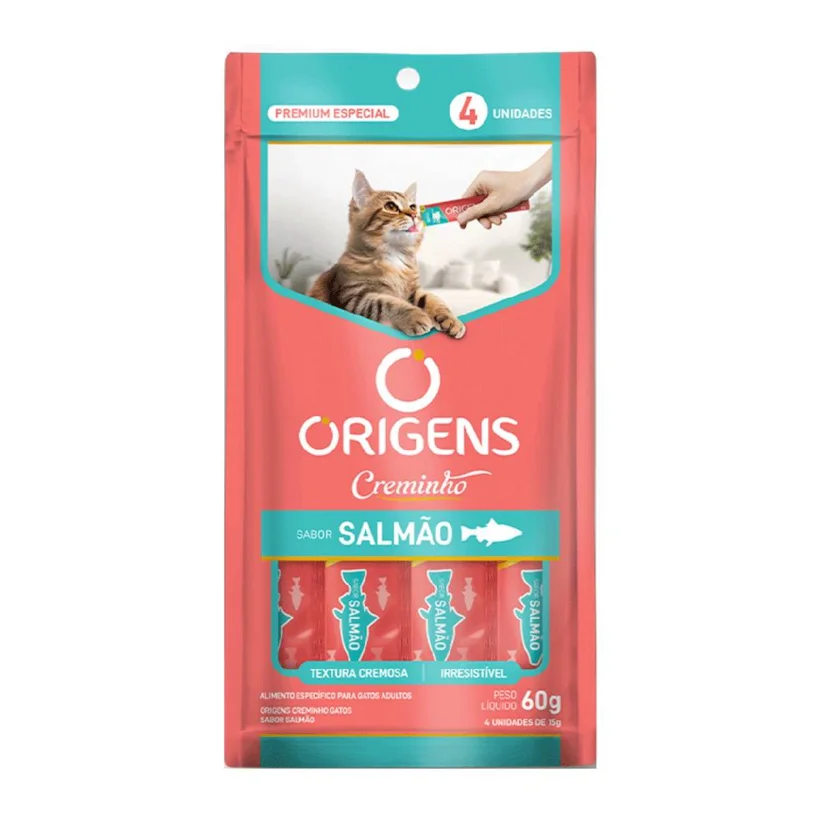 Pure Creminho Origens para Gatos Salmao 60g