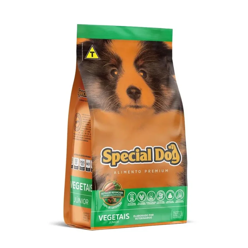 Ração Cães Special Dog Junior Vegetais 3kg