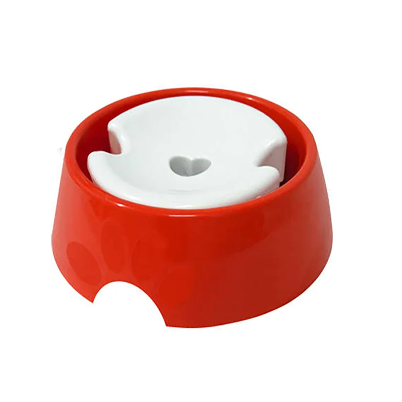 Bebedouro Plast Furacão Pet Pelos Longos Vermelho N3 1000ml