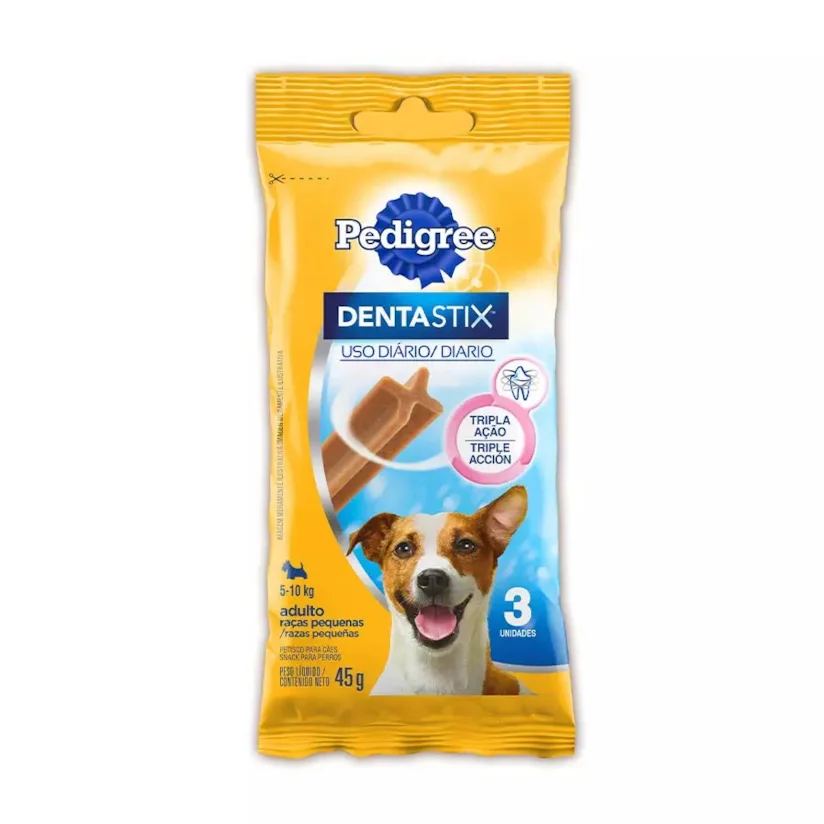Petisco Pedigree Dentastix Cães Raças Pequenas Cuidado Oral 45g