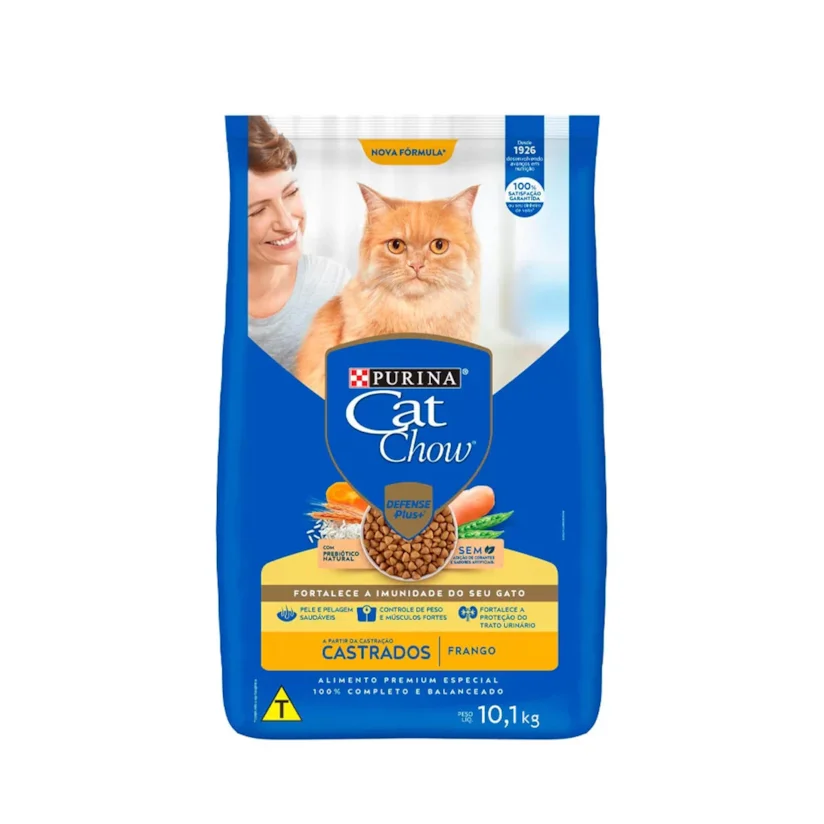 Ração Nestlé Purina Cat Chow Castrados 10,1kg