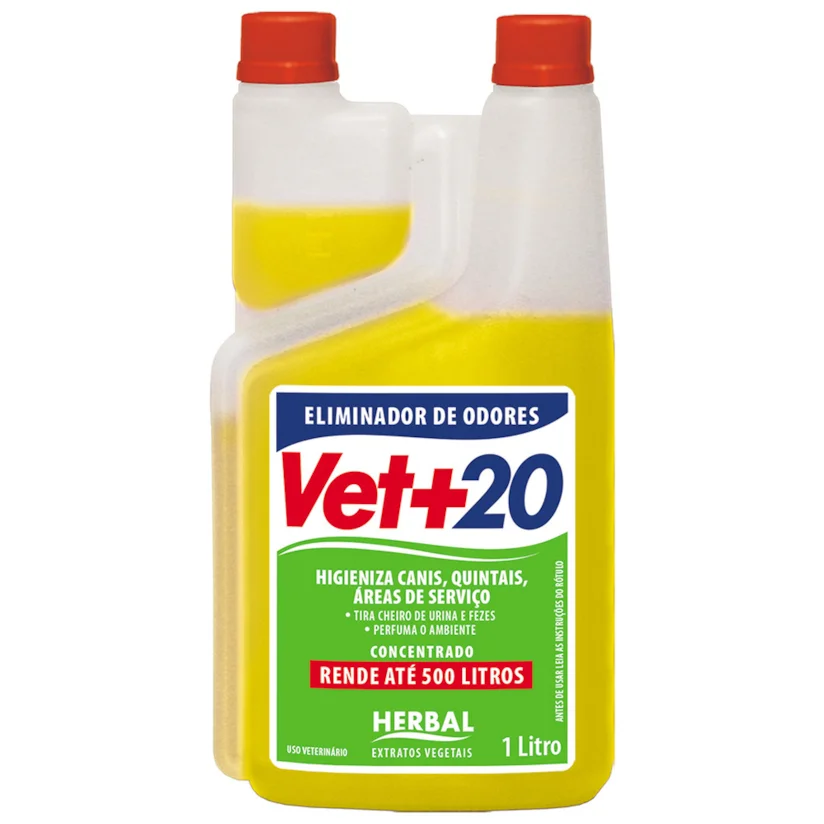 Eliminador De Odor Vet+20 Herbal 1L