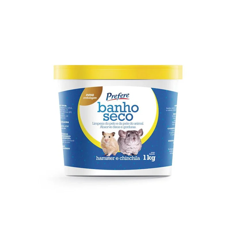 Banho a Seco Para Hamster e Chinchila Prefere 1kg