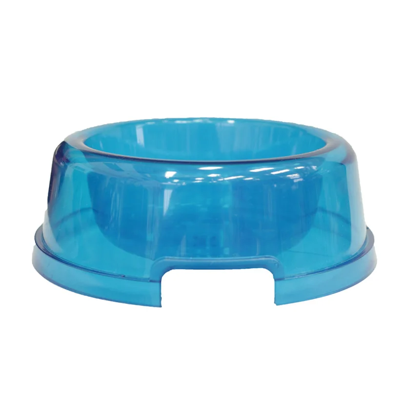 Comedouro e Bebedouro Para Cães Acrilico Azul Tudo Pet 300ml