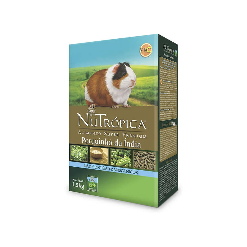 Ração Nutrópica Porquinho Da Índia 1,5kg
