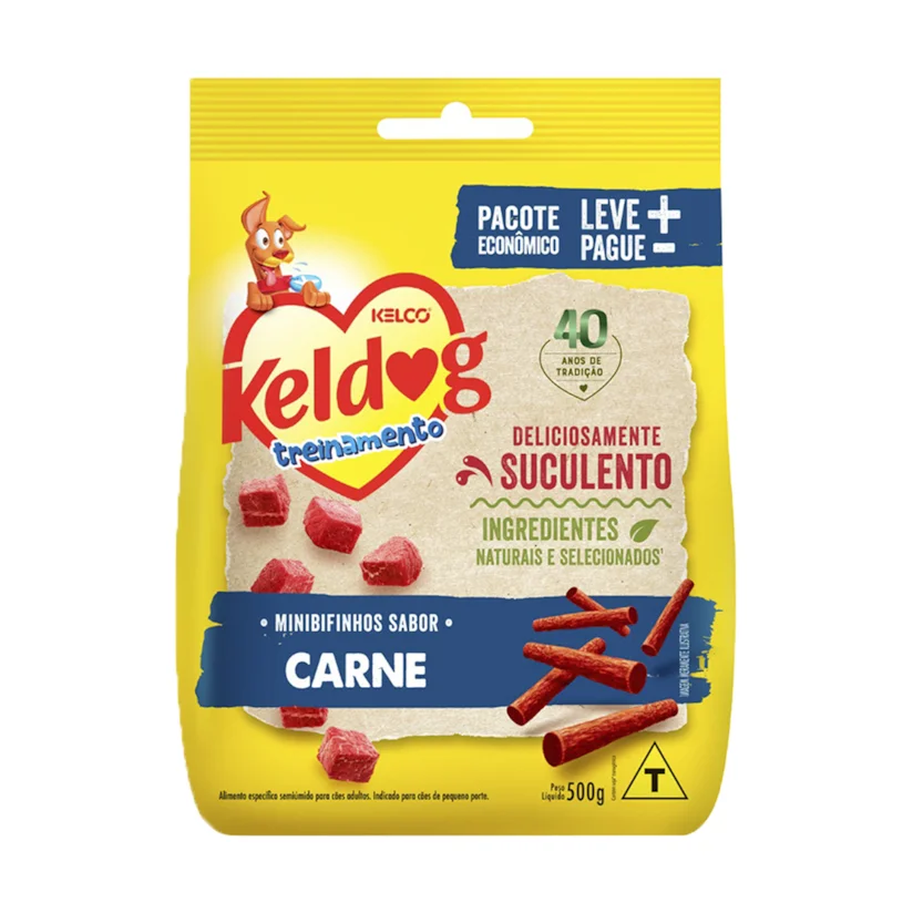 Bifinho Kelco Keldog Criadores Mini Carne 500g
