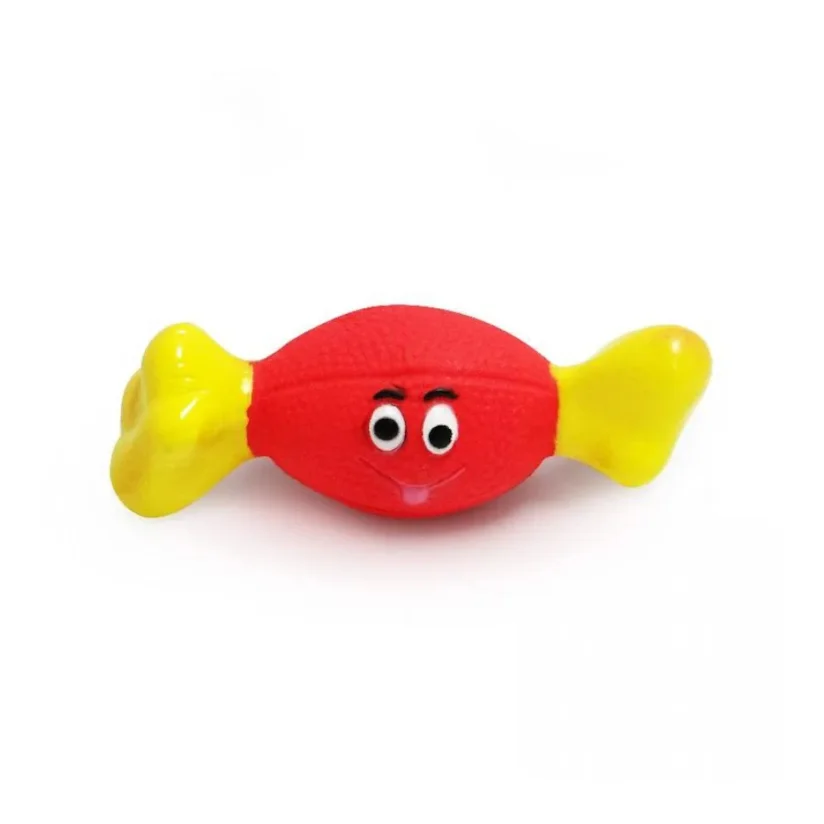 Brinquedo Cães The Pets Vinil Ossinho Futebol Americano