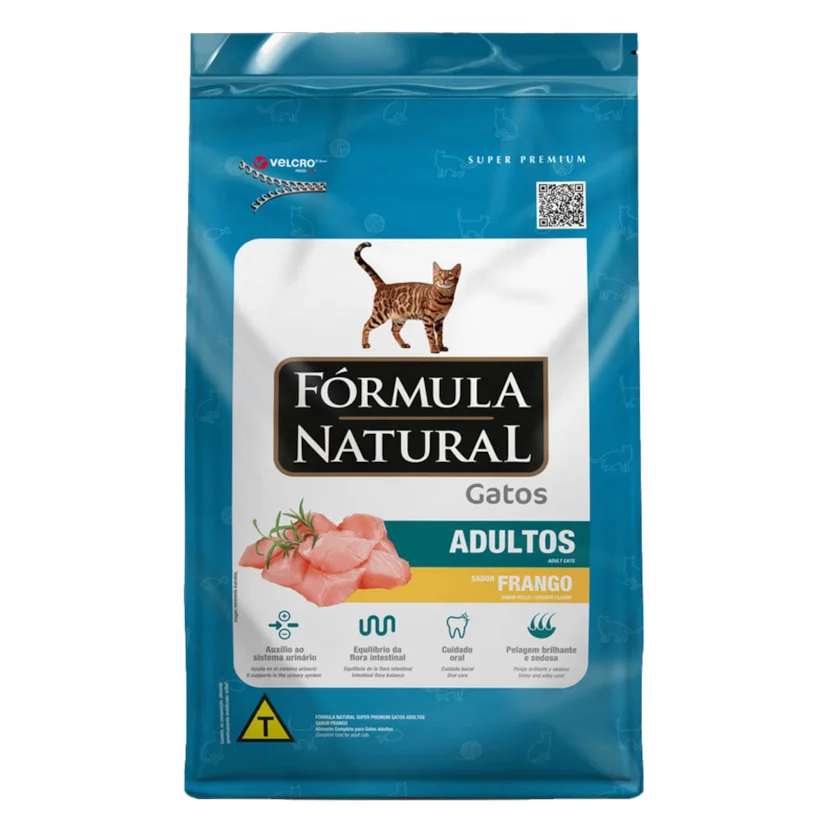 Ração Fórmula Natural Super Premium Gatos Adultos Frango 1kg