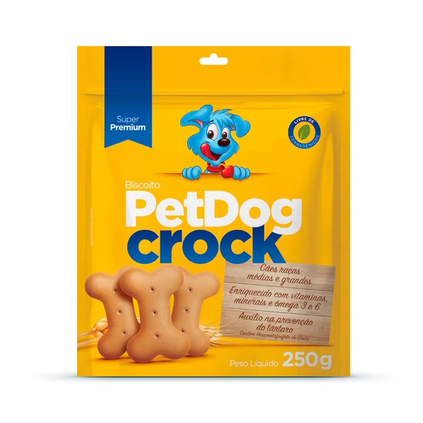 Biscoito para Petdog Crock 250g