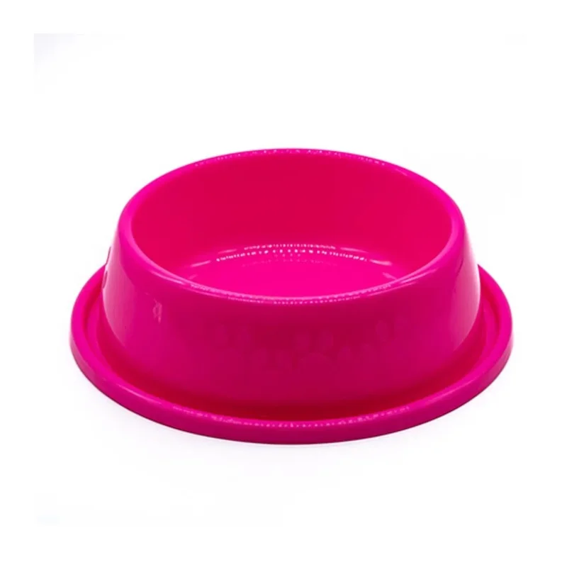 Comedouro Pet Injet Anti Formiga Médio Rosa 900ml
