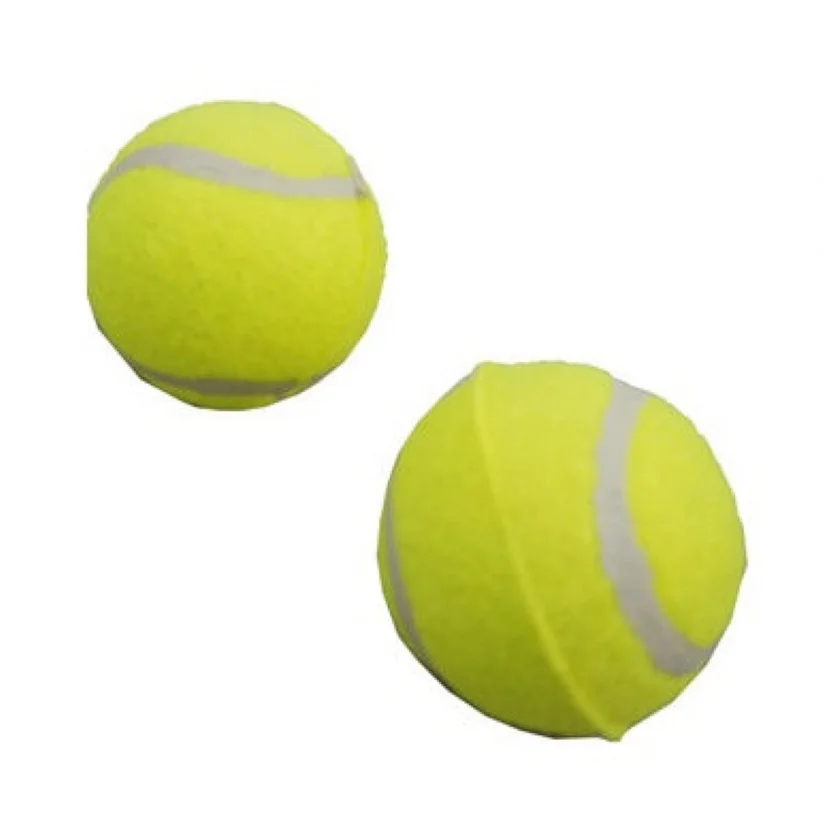 Brinquedo Mordedor Bola De Tênis Chalesco 2 Unidades Pequena
