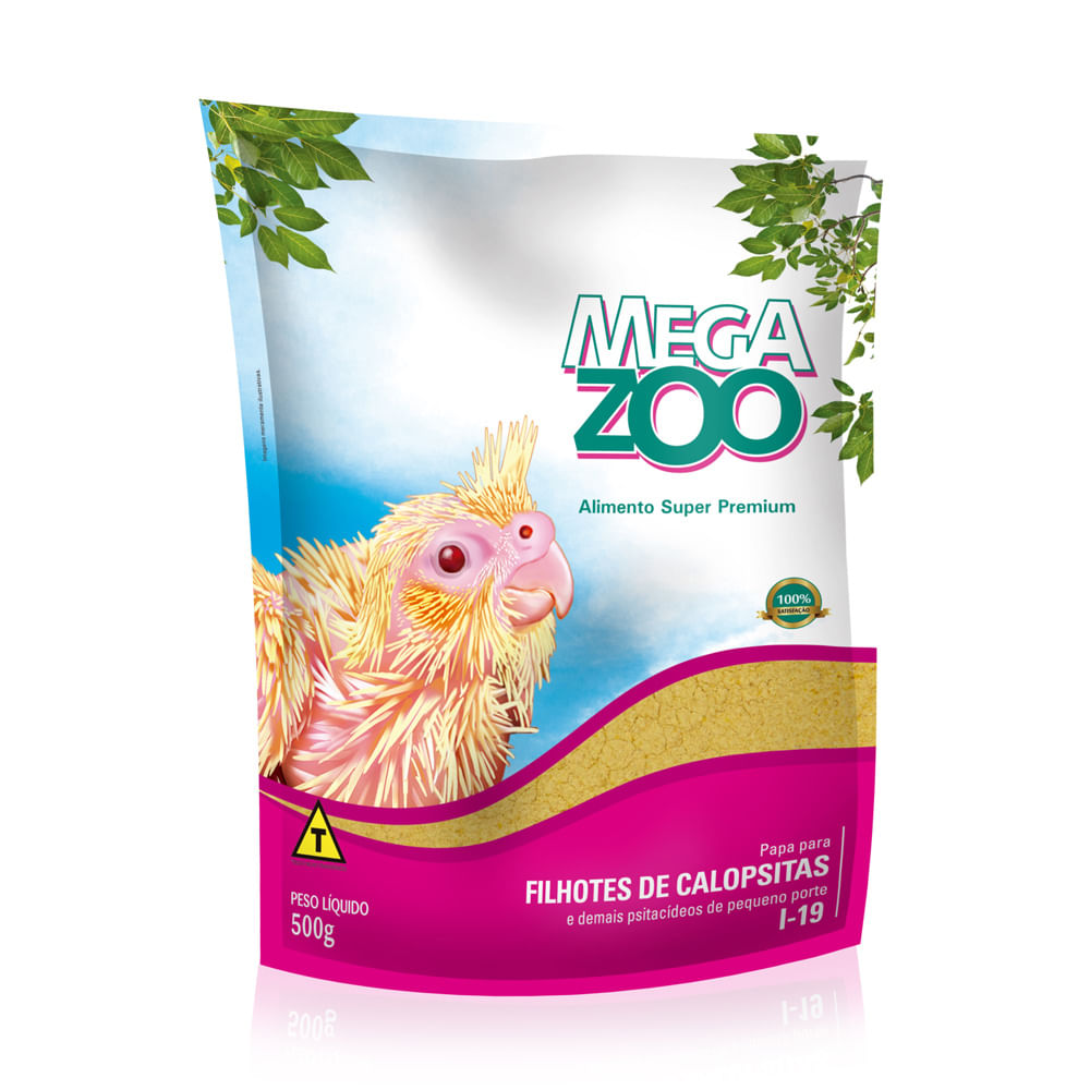 Papa para Filhote de Calopsitas Megazoo